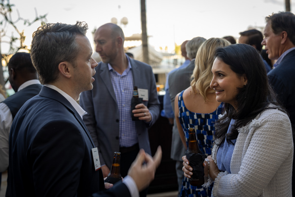 Attendees networking at the Private Equity Summit