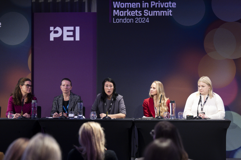 A panel discussion at the PEI Women in Private Markets Summit