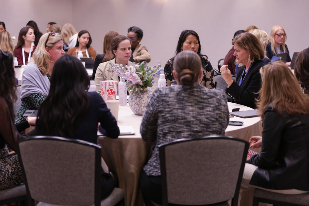 A roundtable discussion at the Women's Private Equity Summit