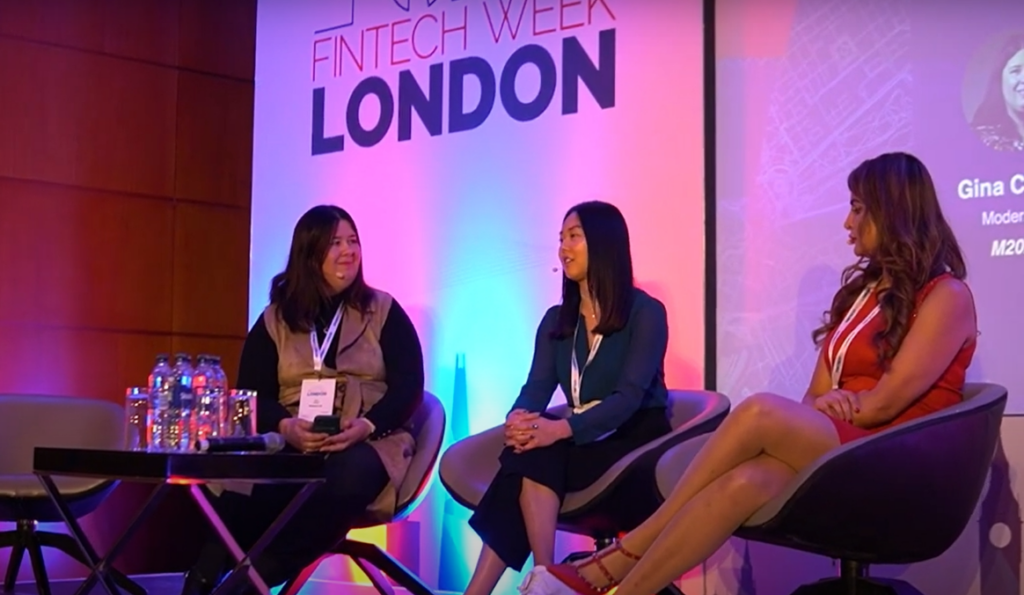 Panel discussion at Fintech Week London conference