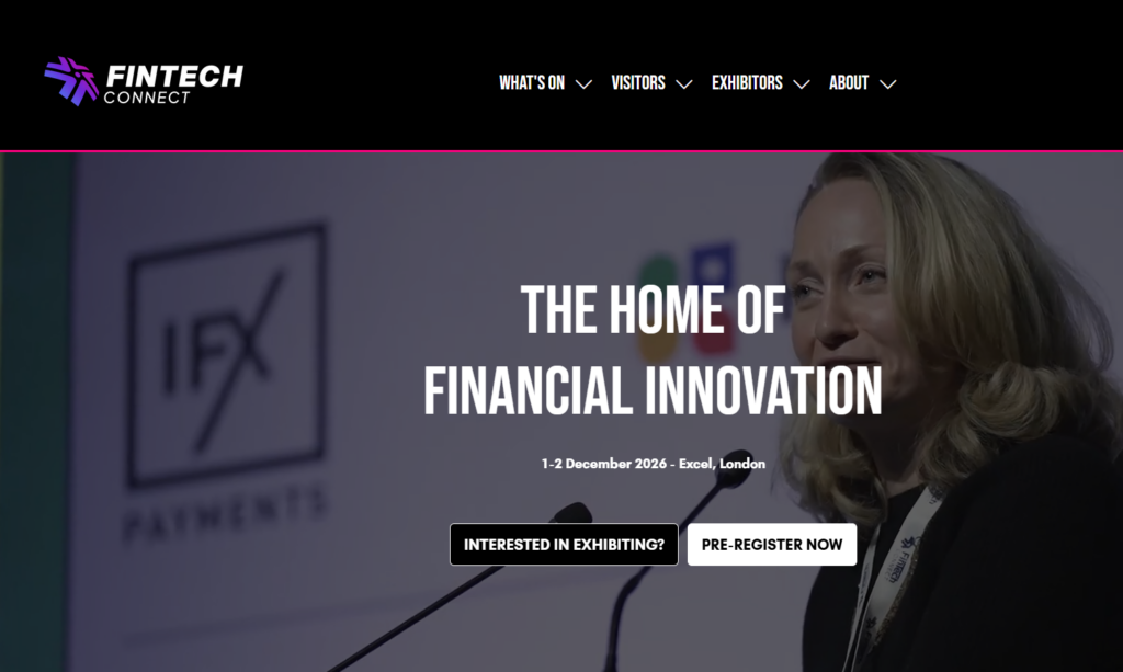 FinTech Connect 2026 web page