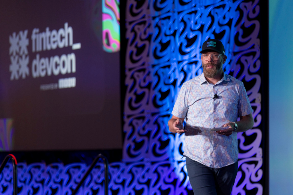 Wade Arnold, CEO of Moov, speaking at the Fintech DevCon 2025