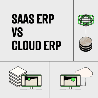 Saas erp vs cloud erp featured image