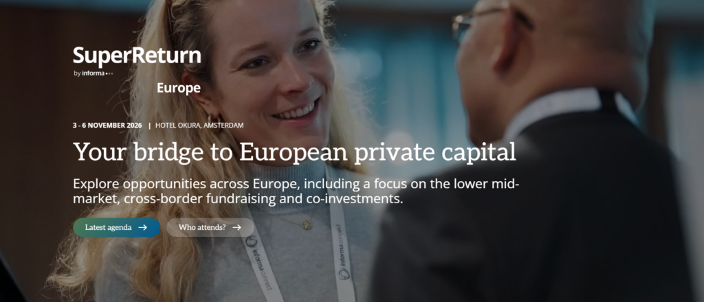 SuperReturn Europe 2026 landing page