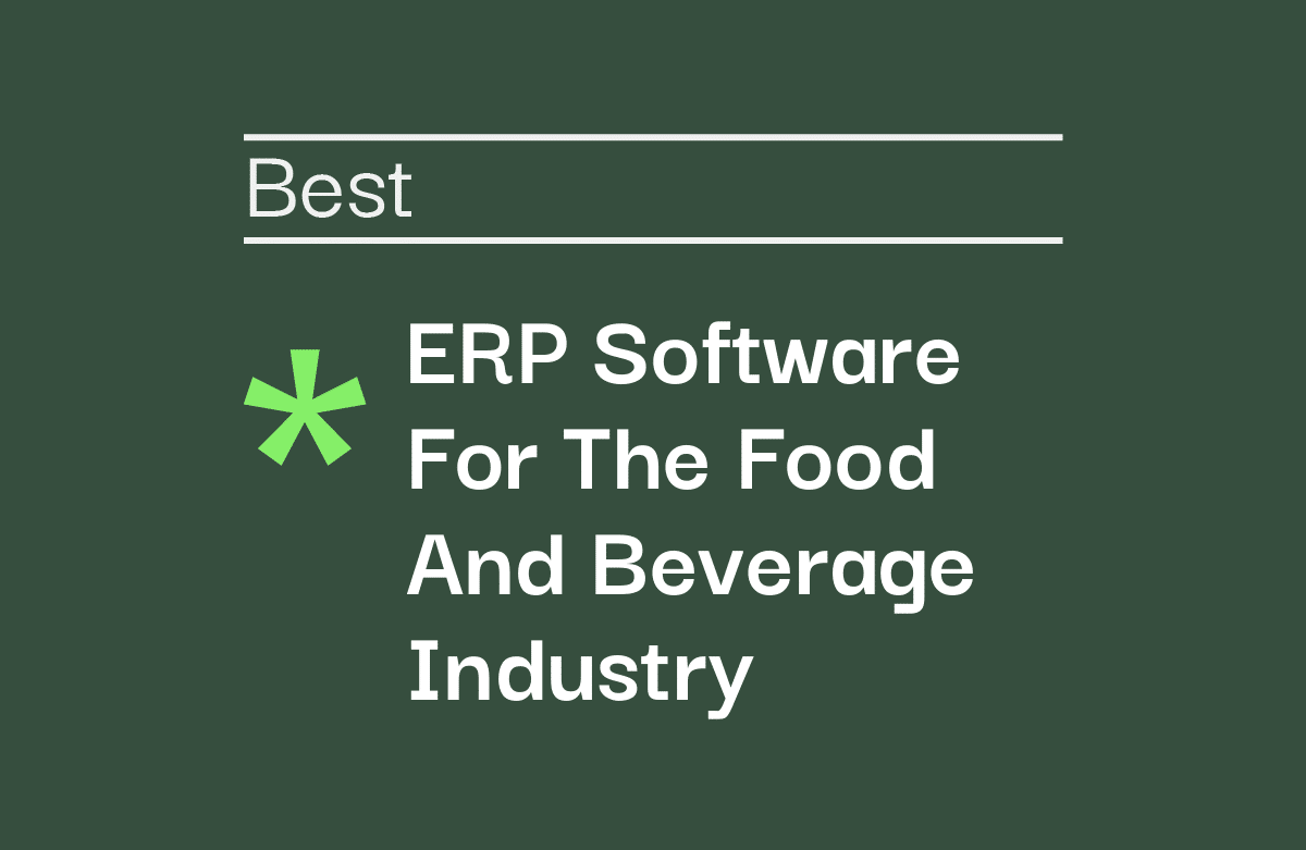 10 Best Food & Beverage ERP Software for 2026