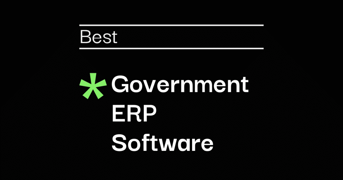 Best Government ERP: Streamline Public Sector Efficiency