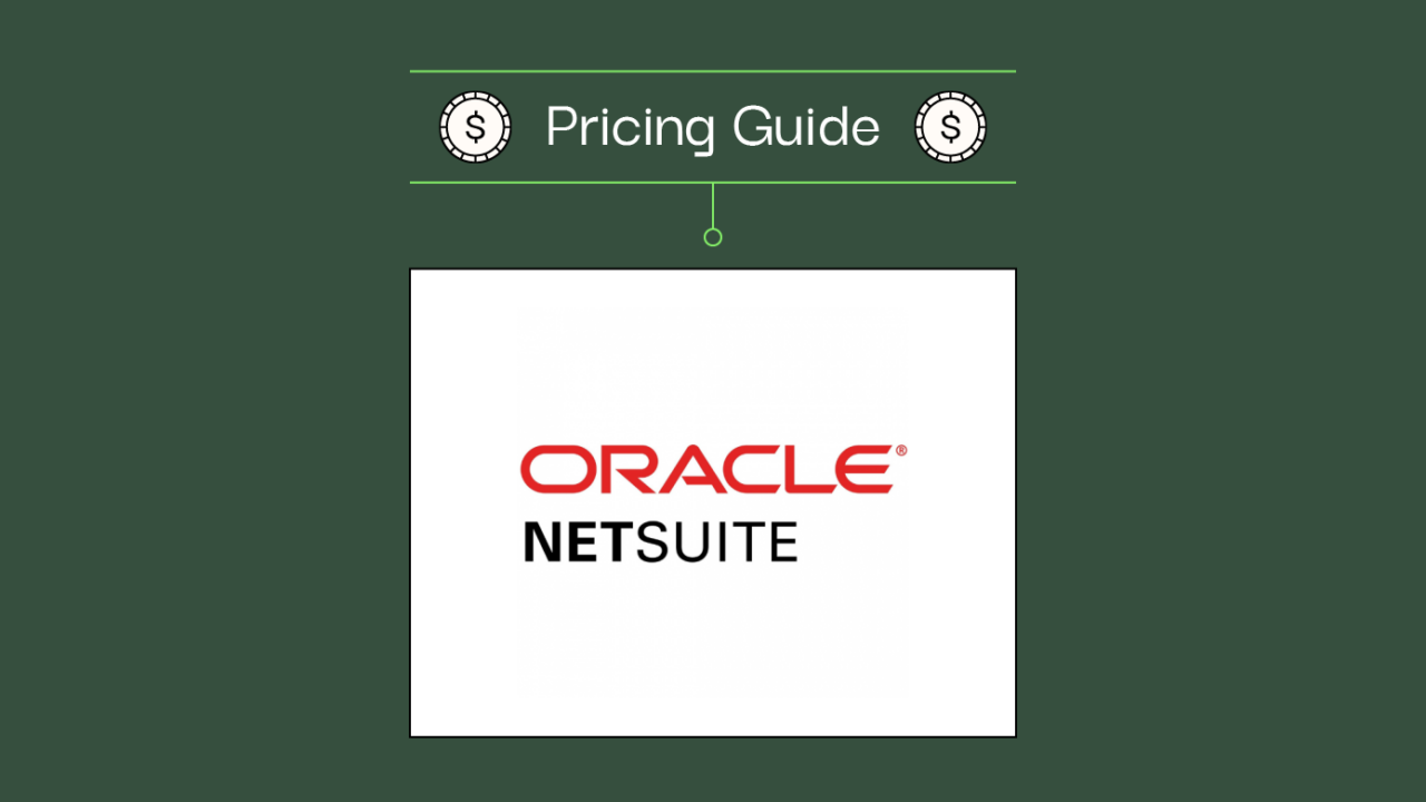 Oracle NetSuite ERP Pricing Tiers & Costs