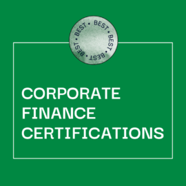 Corporate finance certifications generic best of