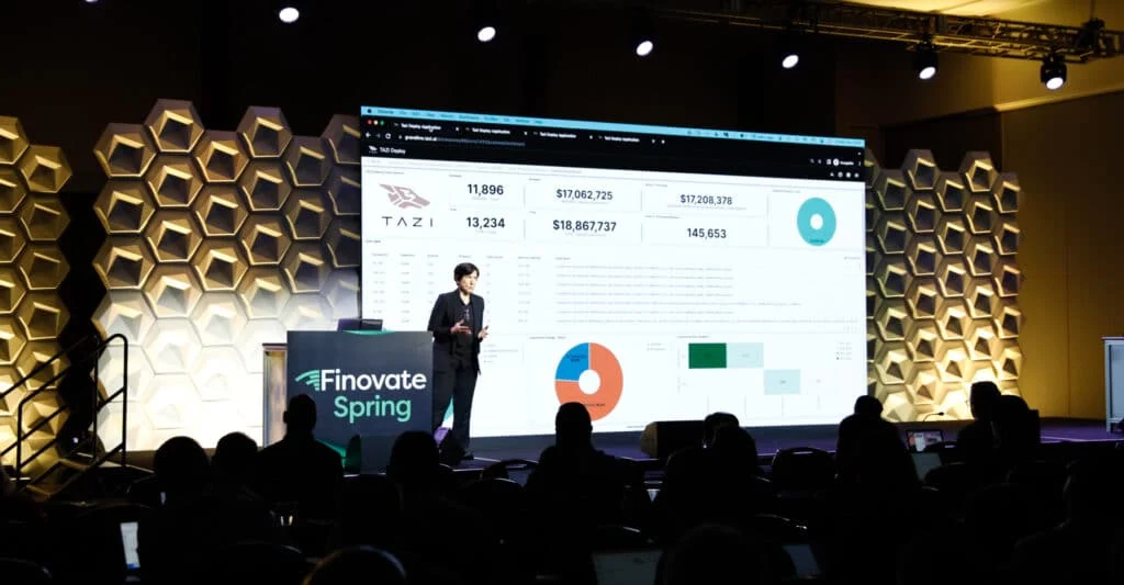 Speaker at the Finovate Springfinance conference