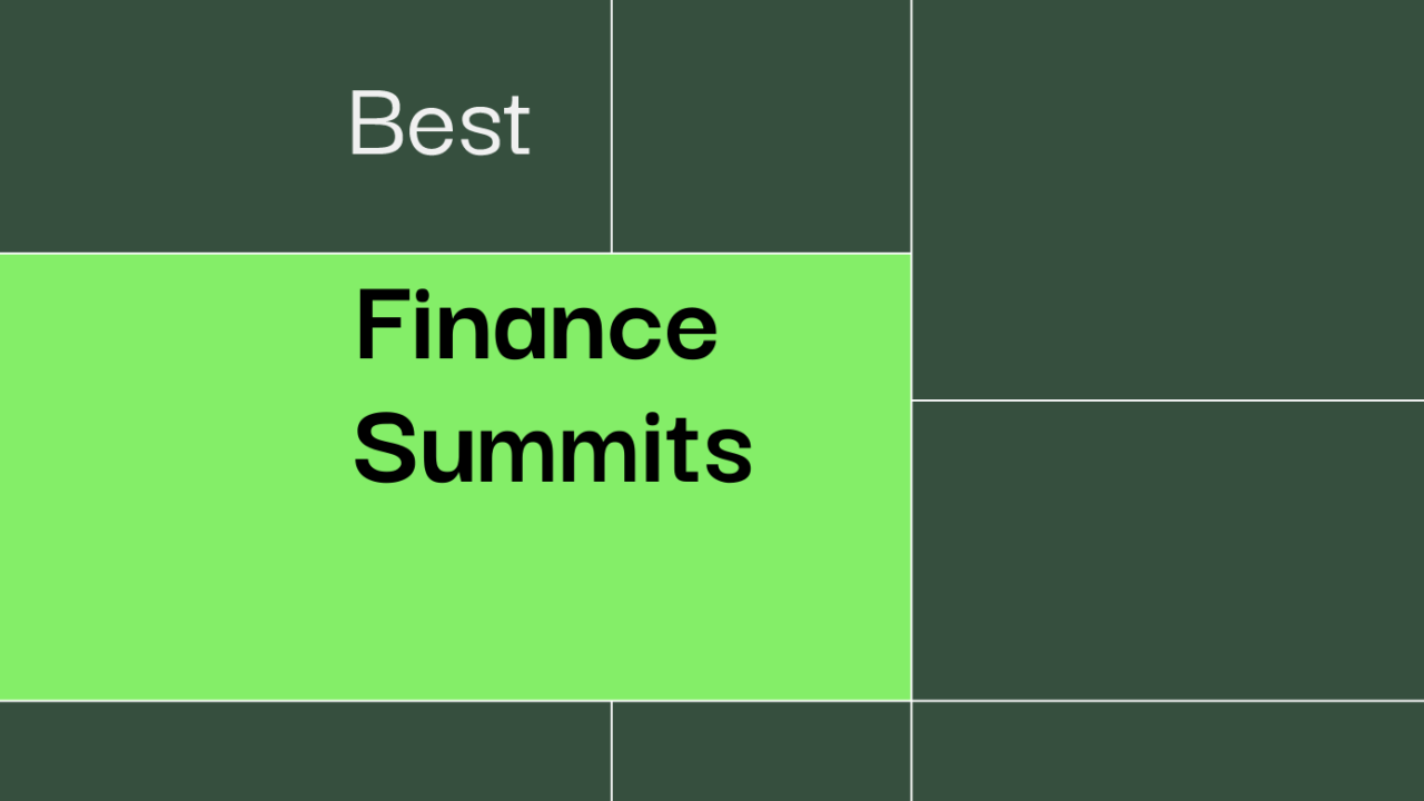 Finance summits best events