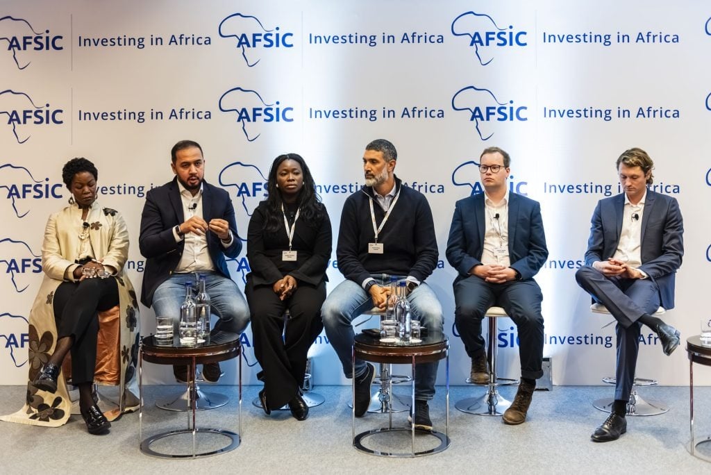 A panel discussion at the AFSIC – Investing in Africa
