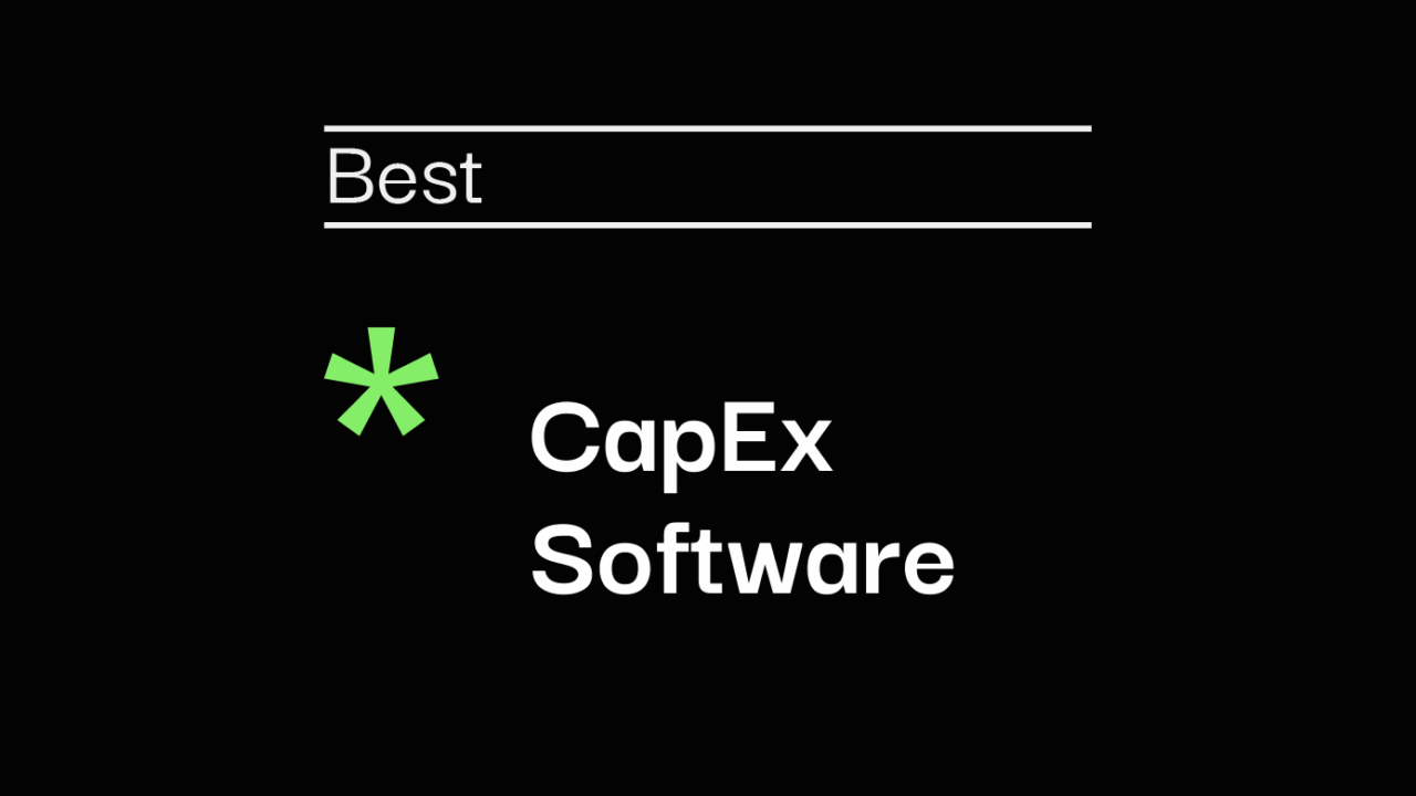 Capex software best tools