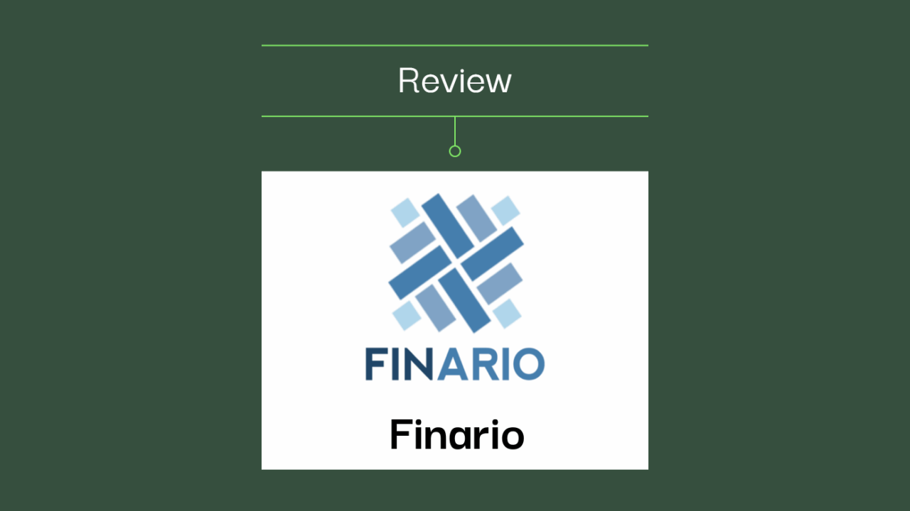 Finario Product Review
