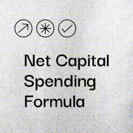 Net capital spending formula standard editorial post