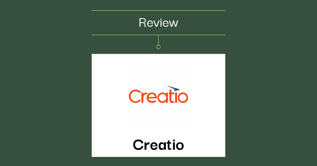 Creatio Review: Pros, Cons, Features, and Pricing