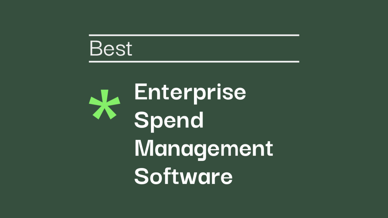 Enterprise spend management software best tools 14660