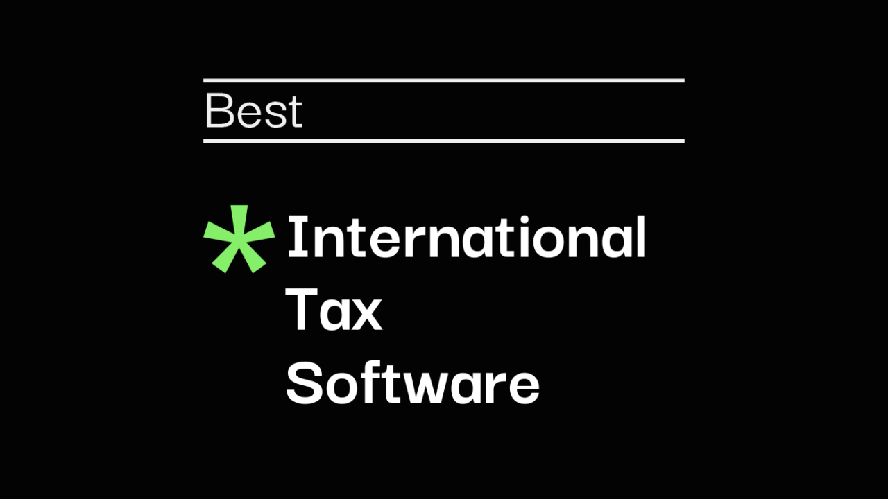 International tax software best tools 33960