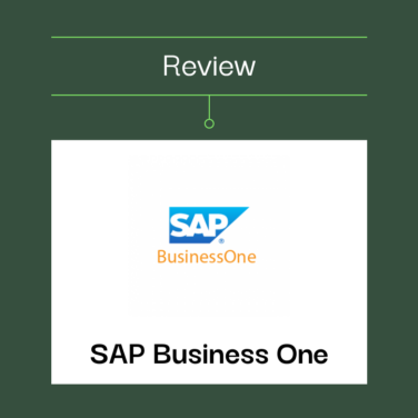 Sap business one Product Review 10693