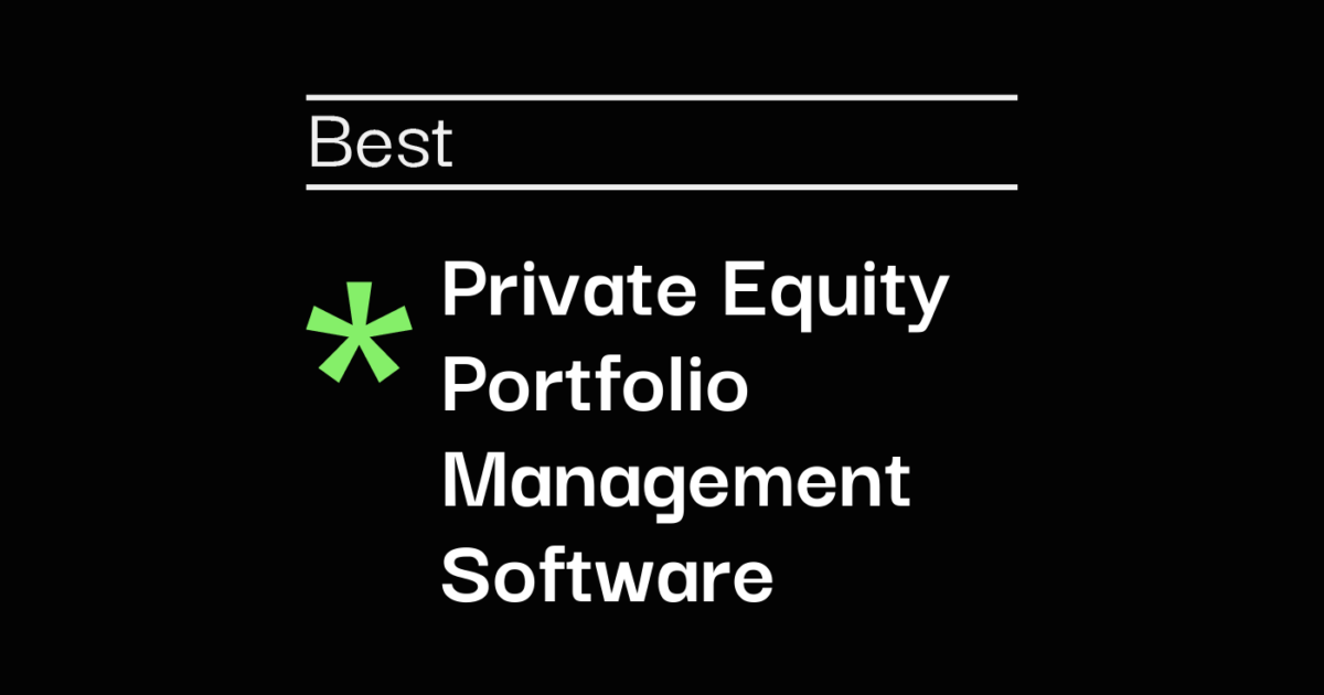10 Best Private Equity Portfolio Management Software in 2026