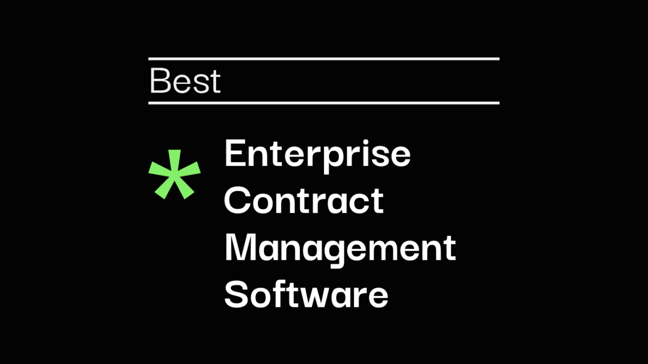 Enterprise contract management software best tools 83764
